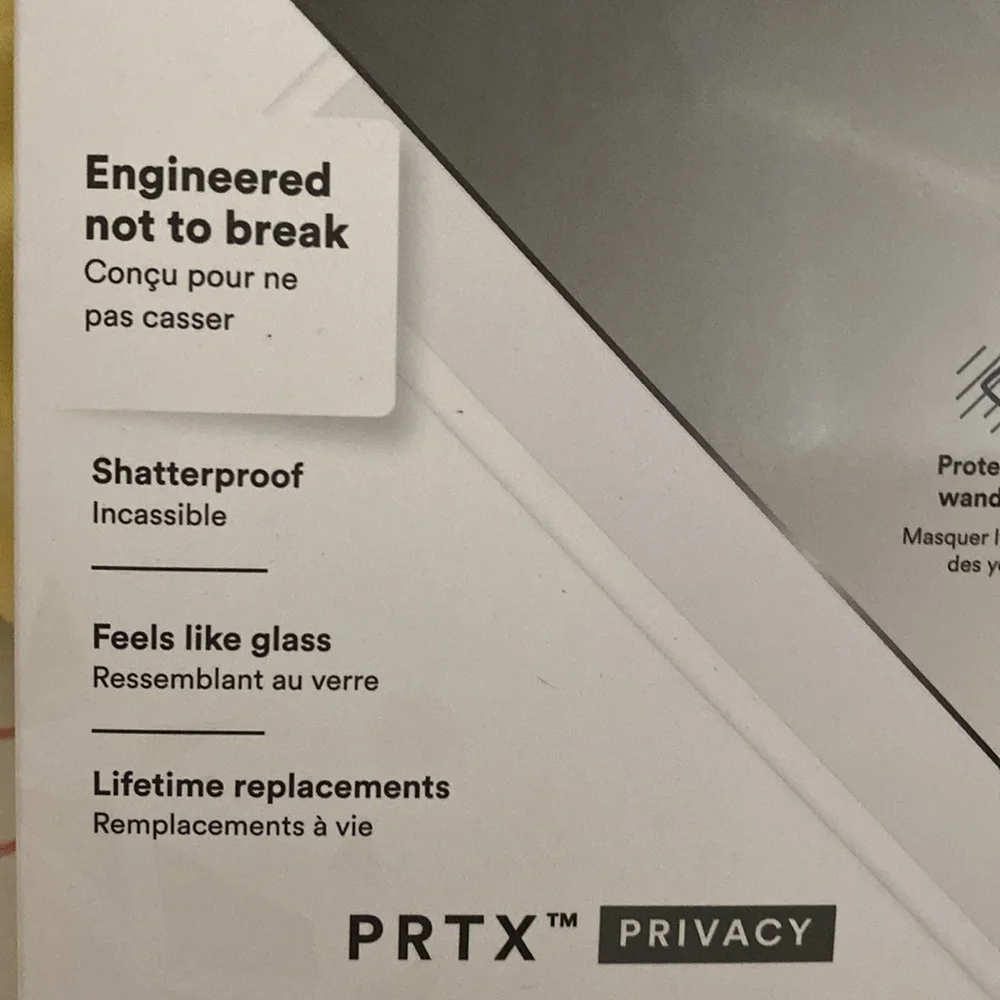 iPhone 11 ProMax/XS Max PRTX Privacy Shatterproof Synthetic Screen Protector